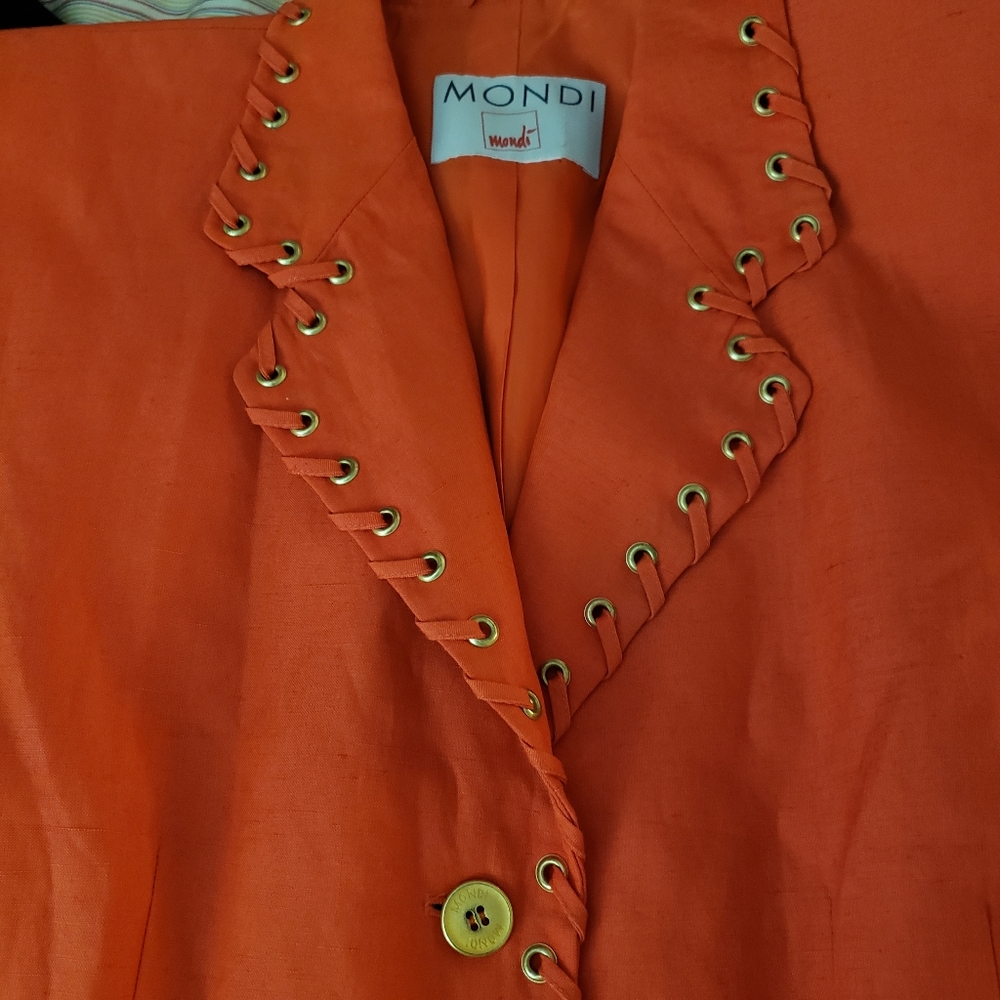 MONDI Red Short Sleeve with Skirt Set